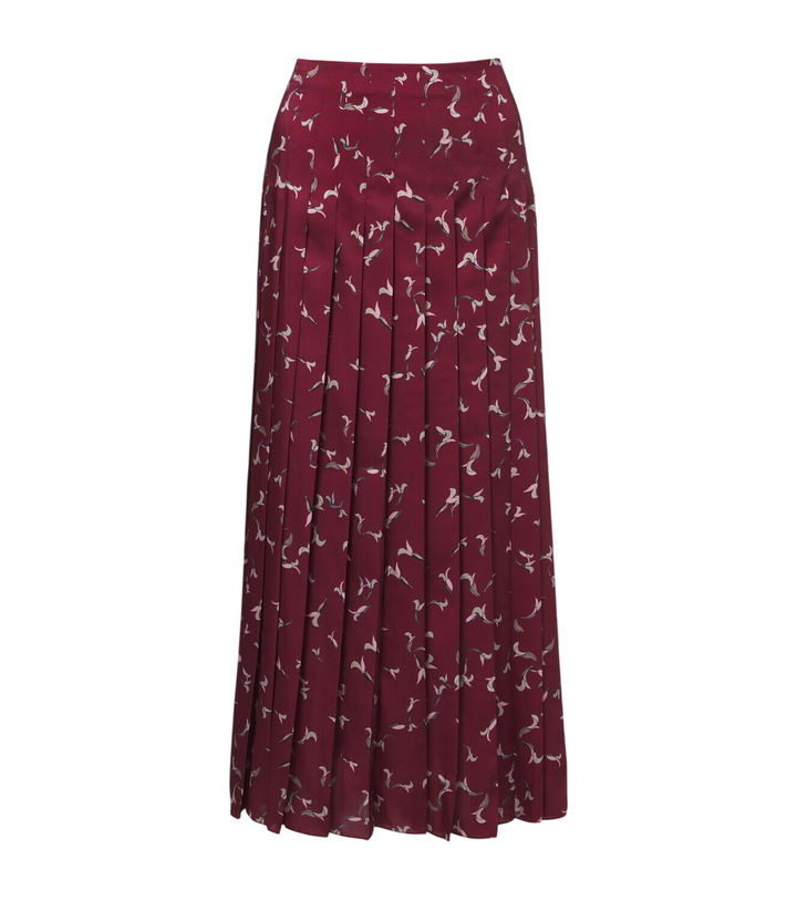 Photo: Altuzarra Monti printed pleated midi skirt