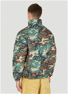 Camouflage Quilted Jacket in Green