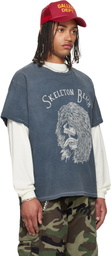Gallery Dept. Gray Skeleton Beach Grit T-shirt