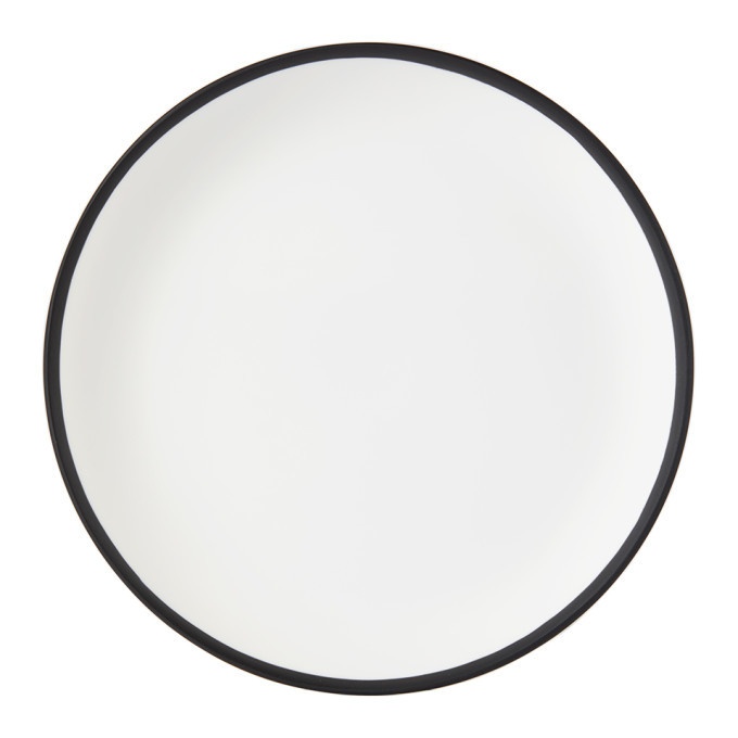 Photo: Tina Frey Designs White and Black Salad Plate