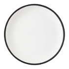 Tina Frey Designs White and Black Salad Plate