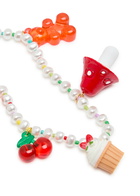Crystal Haze Xoxo Beaded bag Charm - Multicoloured - One Size