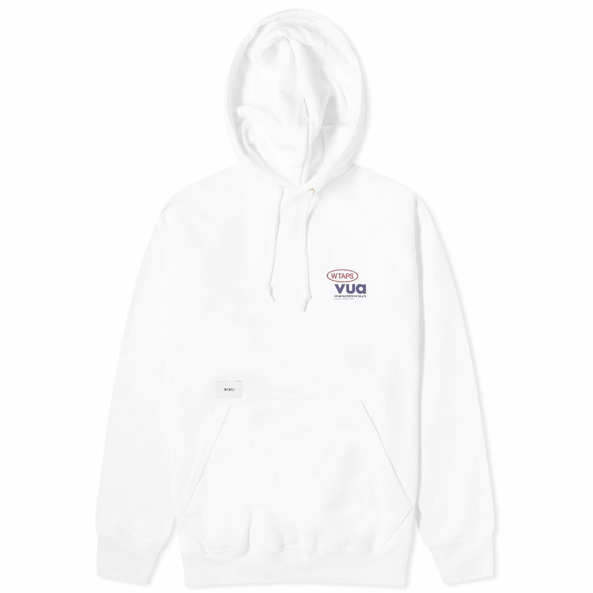 Photo: WTAPS Men's 10 Embroided Pullover Hoodie in White