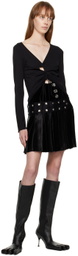 AVAVAV Black Cutout Blouse