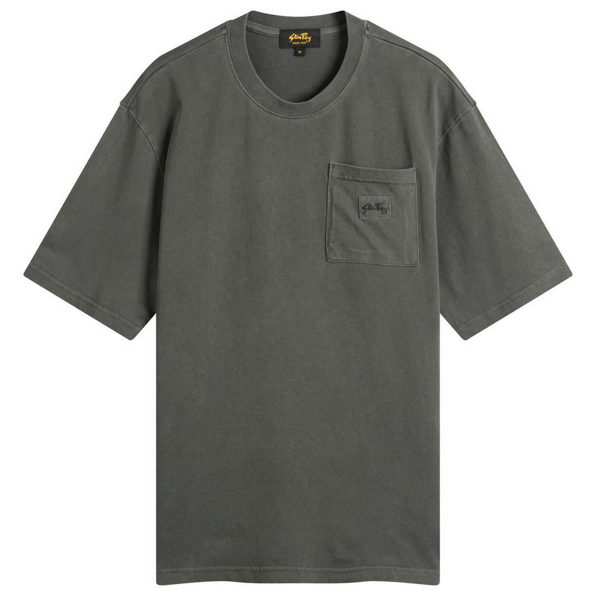 Stan Ray Men's Patch Pocket T-Shirt in Washed Black