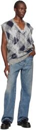R13 Gray Oversized Vest
