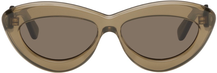 Photo: Loewe Taupe Cat-Eye Sunglasses