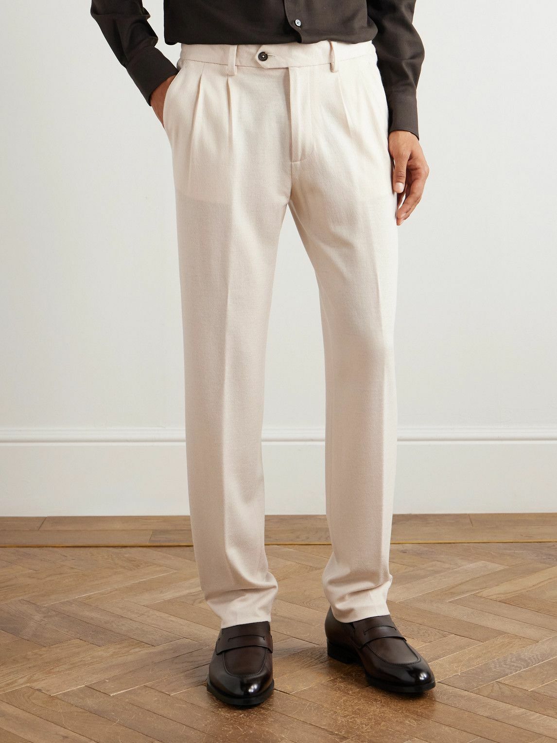 Eleventy - Nested Wool Suit - Neutrals