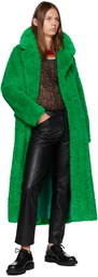 Anna Sui SSENSE Exclusive Green Coat