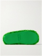 Bottega Veneta - Tie-Dyed Shearling Slides - Green