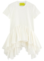 Marques' Almeida Ruffled Cotton T-shirt NO Colour