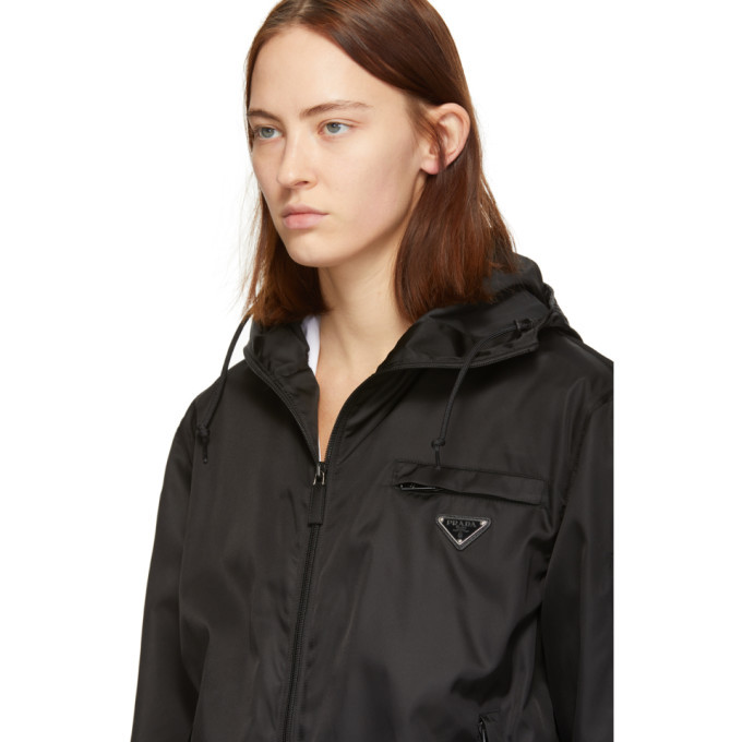 Prada Black Nylon Cropped Jacket Prada Prada Black Nylon Cropped Jacket Prada