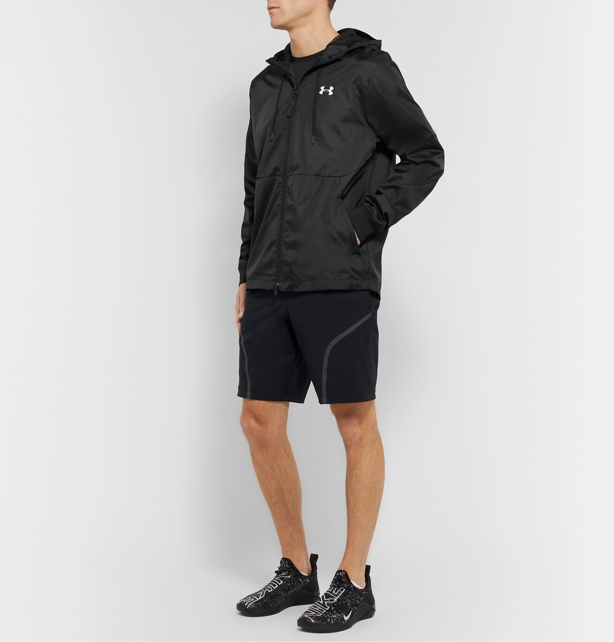 Under Armour - Field House Hooded Shell Jacket - Black Under Armour