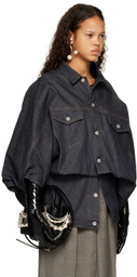 Junya Watanabe Navy Oversized Denim Jacket