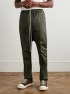 Rick Owens - Tapered Cotton-Blend Poplin Trousers - Green
