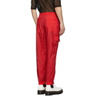 Juun.J Red Jogging Cargo Pants