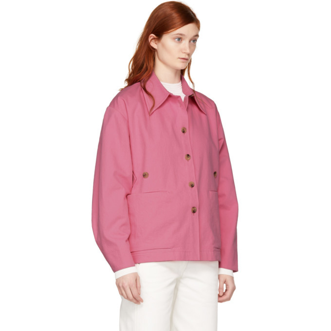 Studio Nicholson Pink Mizuna Waisted Utility Jacket Studio Nicholson