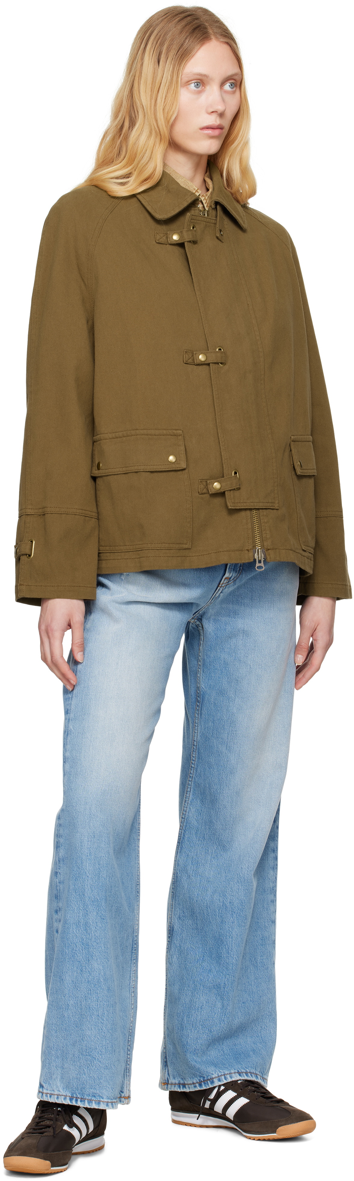 Carter Young Khaki Newman Buckle Jacket