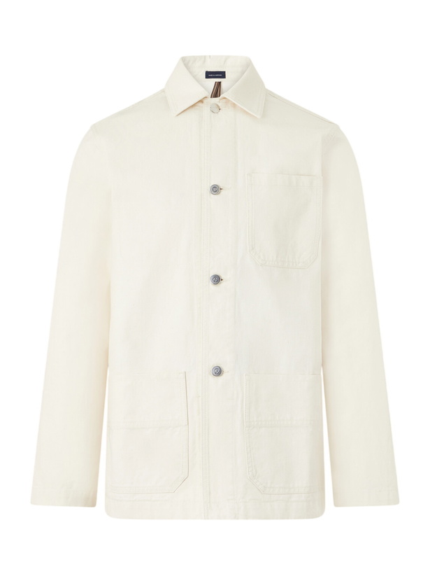 Photo: Drake's - Denim Overshirt - Neutrals