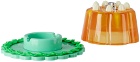 Edie Parker Orange & Green Jelly Tabletop Lighter