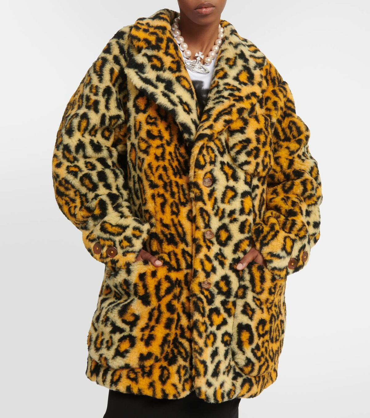 Vivienne Westwood Leopard-print faux-fur coat Vivienne Westwood