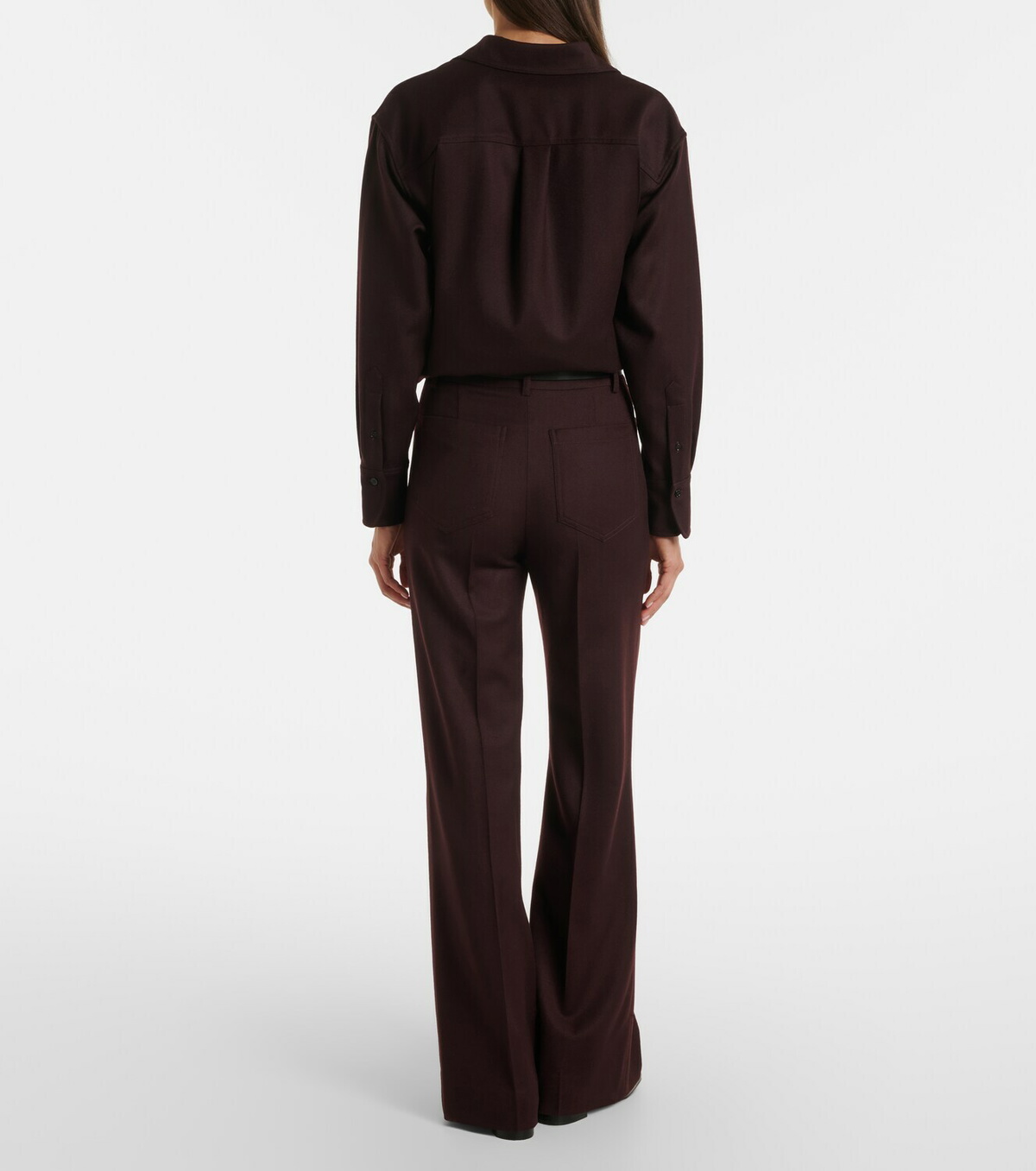 Victoria Beckham Alina virgin wool wide-leg pants