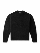 Amomento - Brushed-Knit Mock-Neck Sweater - Black