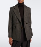 Veronica Beard Tilbury herringbone blazer