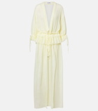 The Attico Ruffled cotton maxi dress