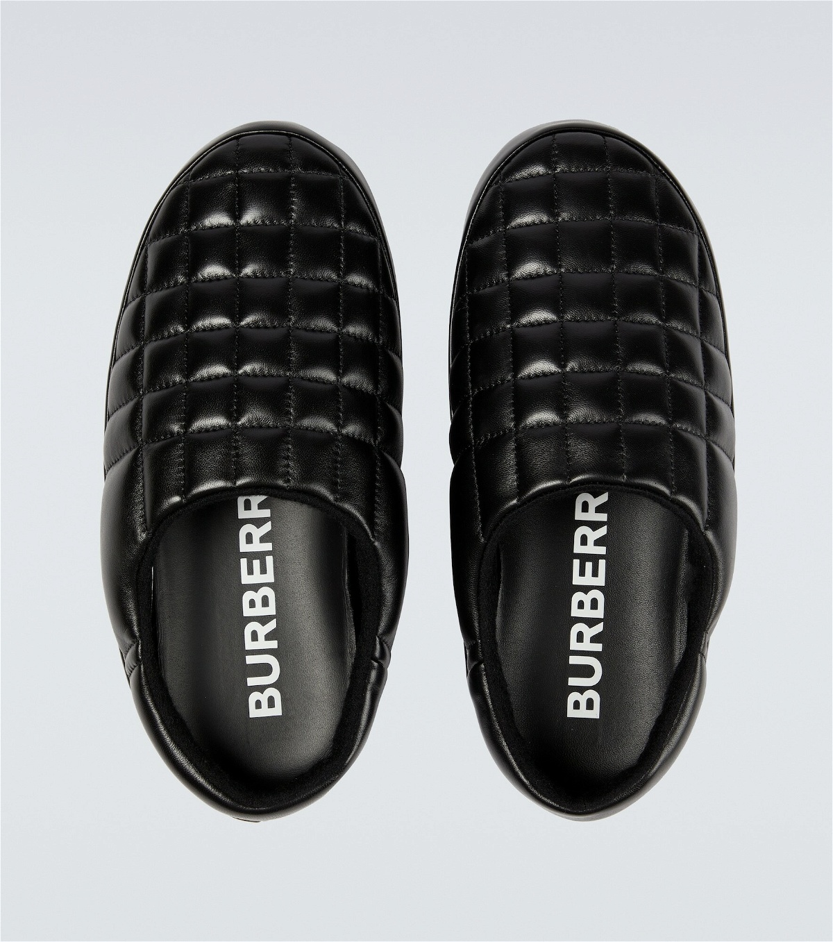 Burberry - Quilted leather slippers Burberry