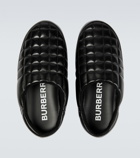 Burberry - Quilted leather slippers