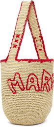 Marni Beige Nassa Medium Tote