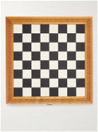 Métier - Portable Leather and Wood Chess Set