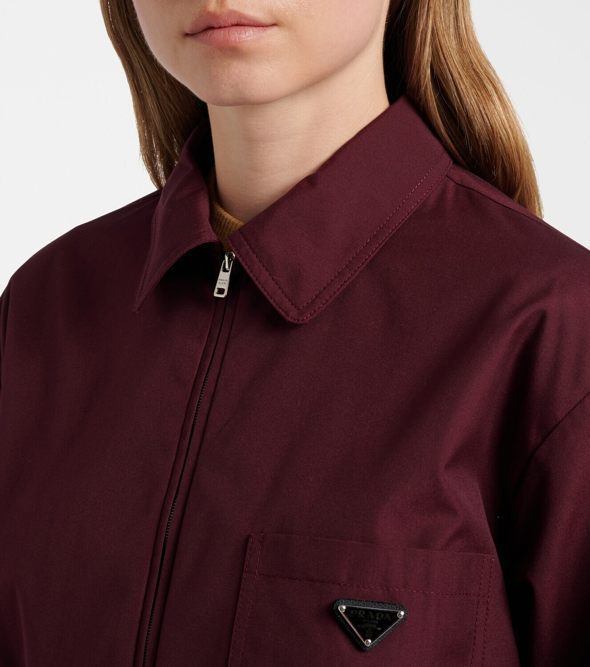 Prada Logo blouson jacket