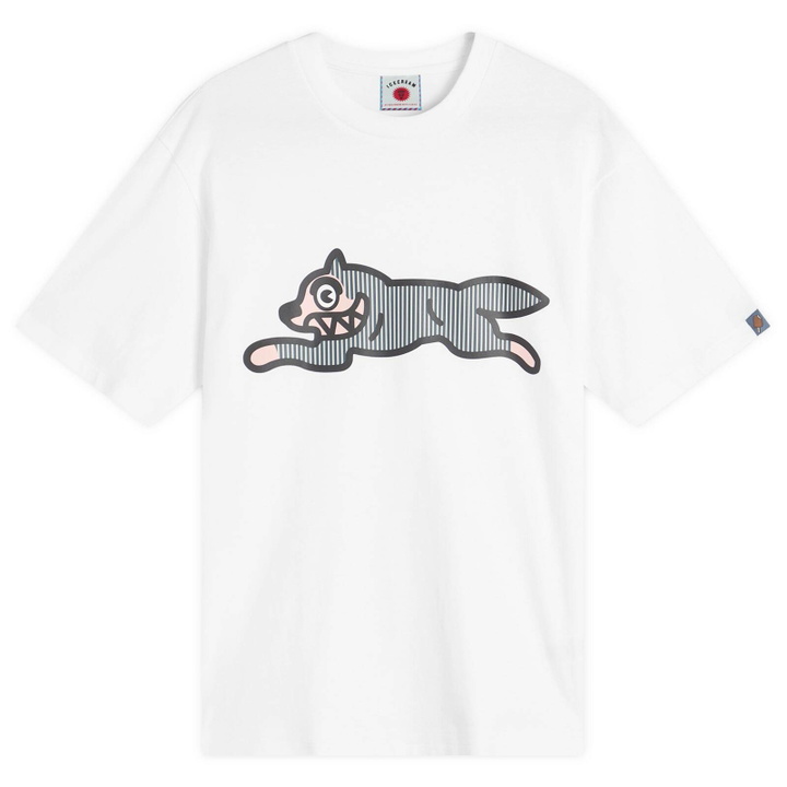 Photo: END. x ICECREAM Hickory Running Dog T-Shirt in White