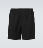 Ami Paris Ami De Cœur gabardine shorts