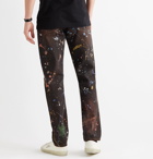 Dolce & Gabbana - Paint-Splattered Distressed Denim Jeans - Black