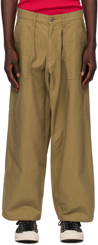 Photo: Neighborhood Beige Baker Trousers