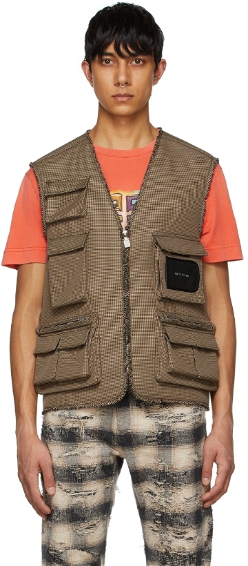 Photo: Givenchy Brown Polyester Vest