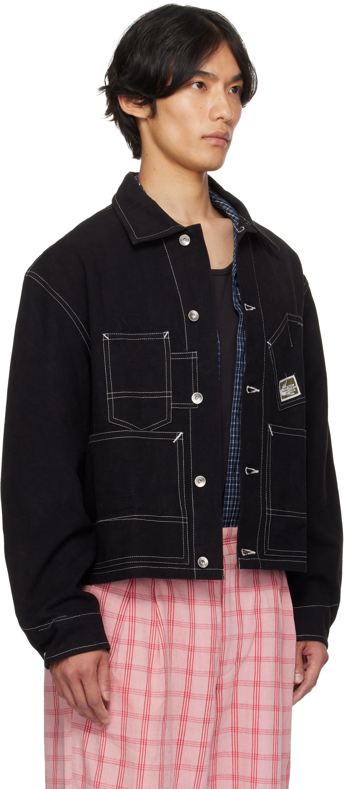 Story mfg. Black Station Denim Jacket