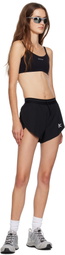 District Vision Black 2in Split Sport Shorts