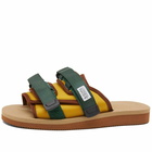 Suicoke Men's MOTO-Cab in Yellow/Brown