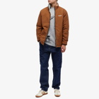 Butter Goods Men's Chain Link Reversible Puffer Jacket in Stone/Brown