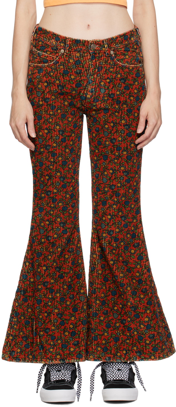 ERL Red Floral Trousers
