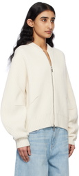 Helmut Lang Off-White Apex Zip Sweater