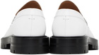 Maison Margiela White Tabi County Loafers