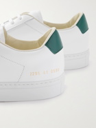 COMMON PROJECTS - Retro Low Leather Sneakers - White