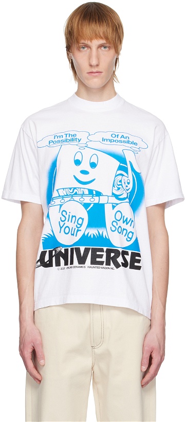 Photo: Online Ceramics White 'Sing Your Own Song' T-shirt