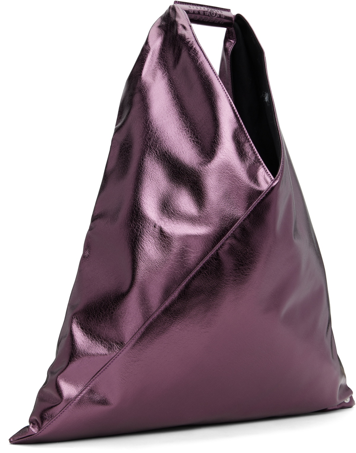MM6 Maison Margiela Purple Classic Triangle Tote