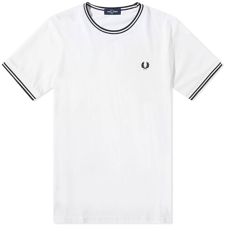 Photo: Fred Perry Authentic Men's Twin Tipped T-Shirt in White